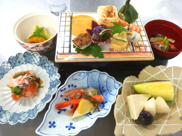 グレードアップ懐石プランのお料理